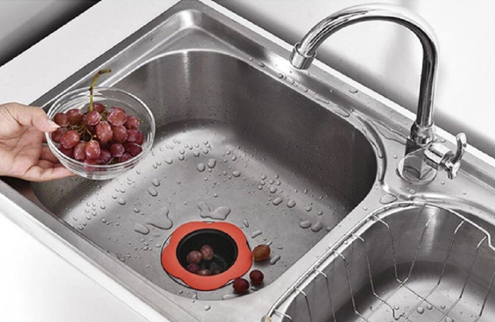 4-Pack 4.5" Sink Drain Strainers – Durable Plastic Food Catcher for Kitchen Use
