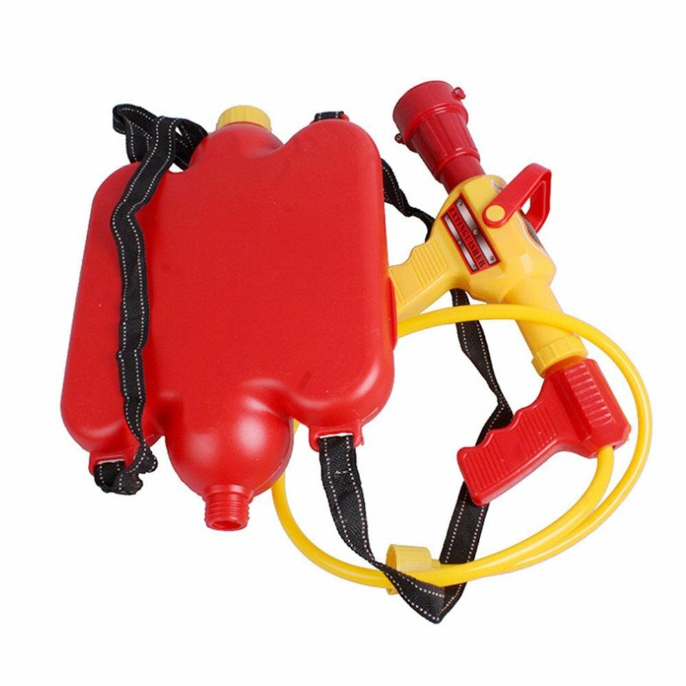 Fireman Toys Fire Extinguisher Water Gun Kids Backpack Beach Toy For Kid's Party