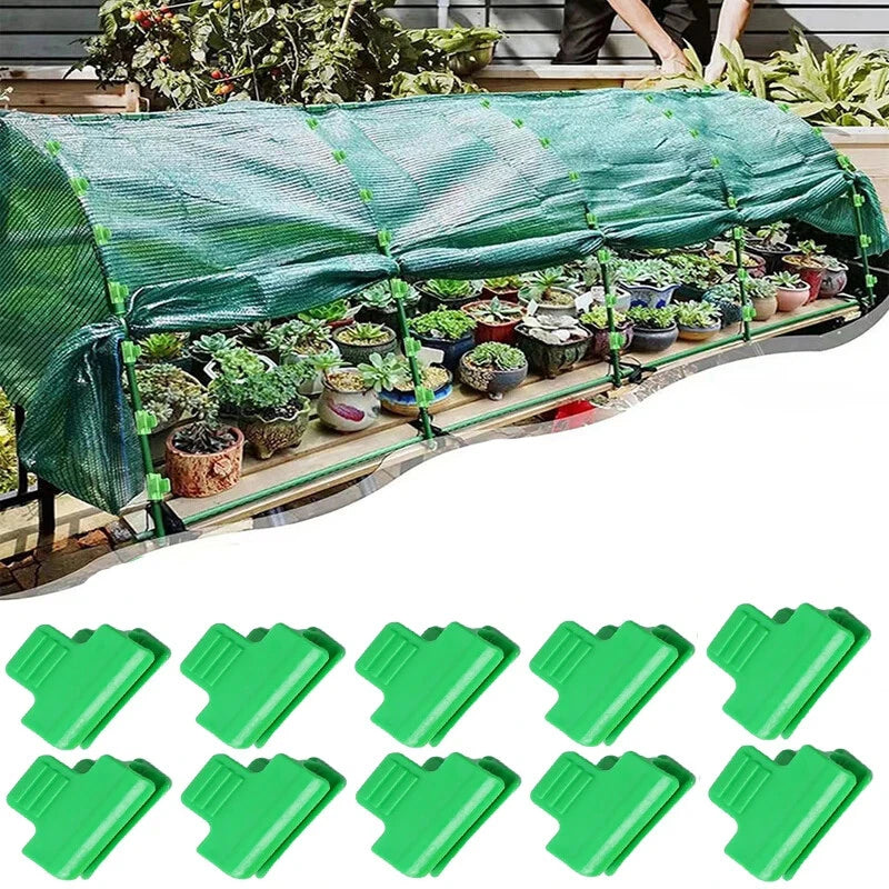 100PC LARGE PLANT & GARDEN CLIPS Support Tomato Vegetable Trellis Twine Ties