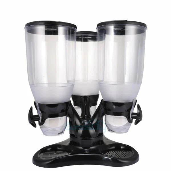 10.5L Cereal Container Storage Food Containers & Cereal Dispenser Triple Control