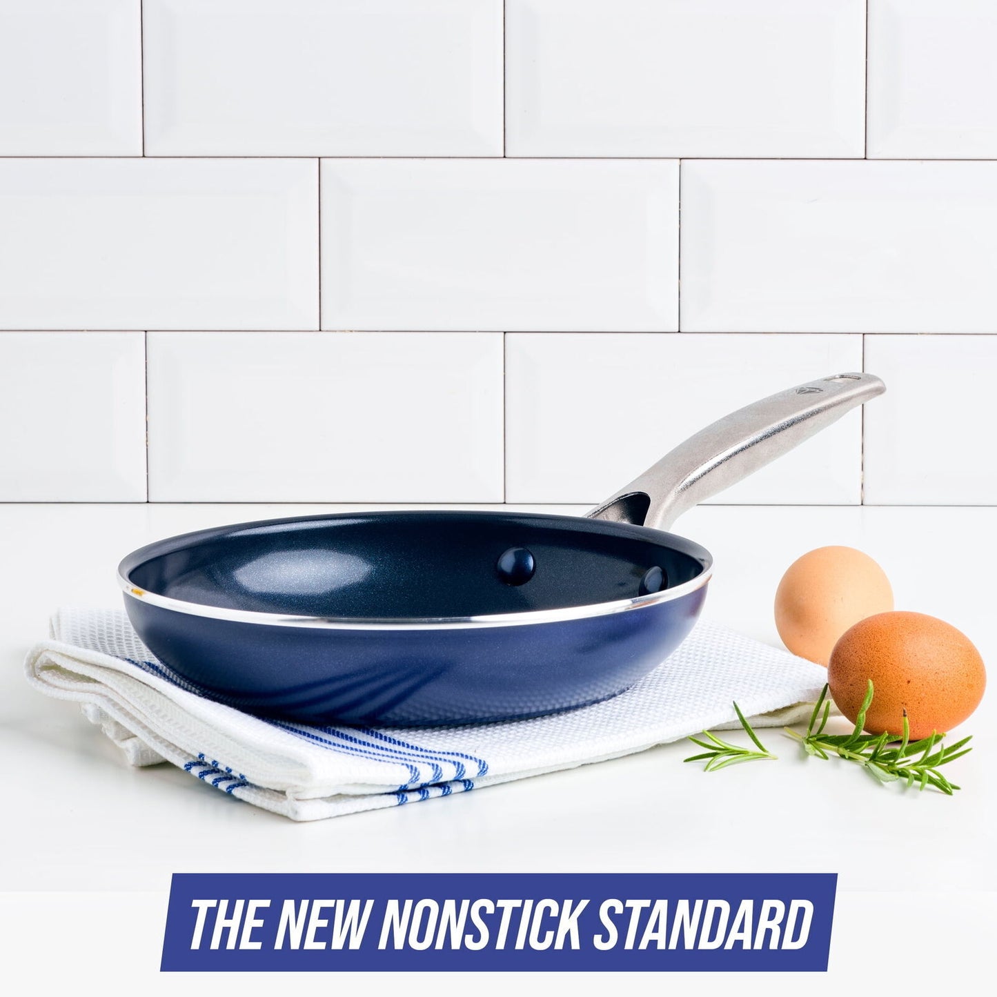 Blue Diamond Ceramic Nonstick Fry Pan/Skillet, 8 Inch Frypan