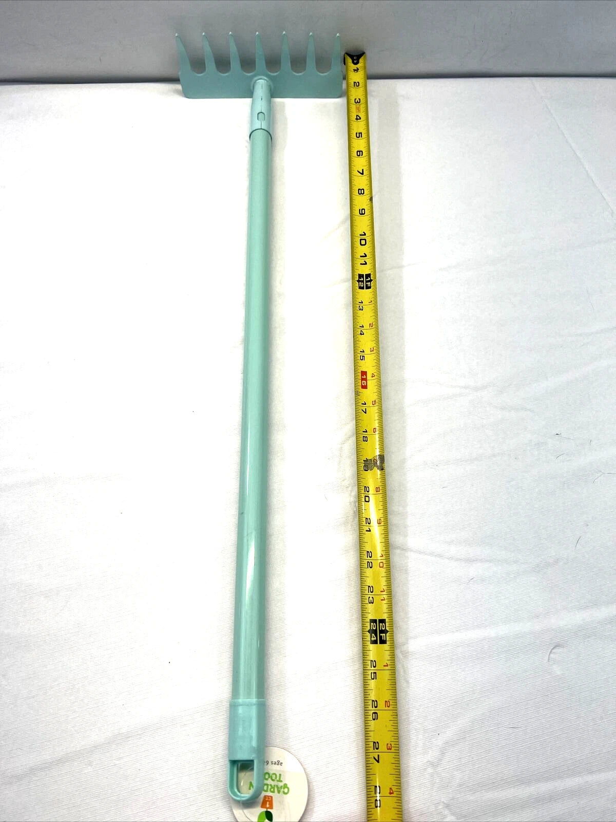12 Metal Kids Garden/Beach Tool Toy Set, Rake, Shovel & Hoe 27-inch Bulk Lot New