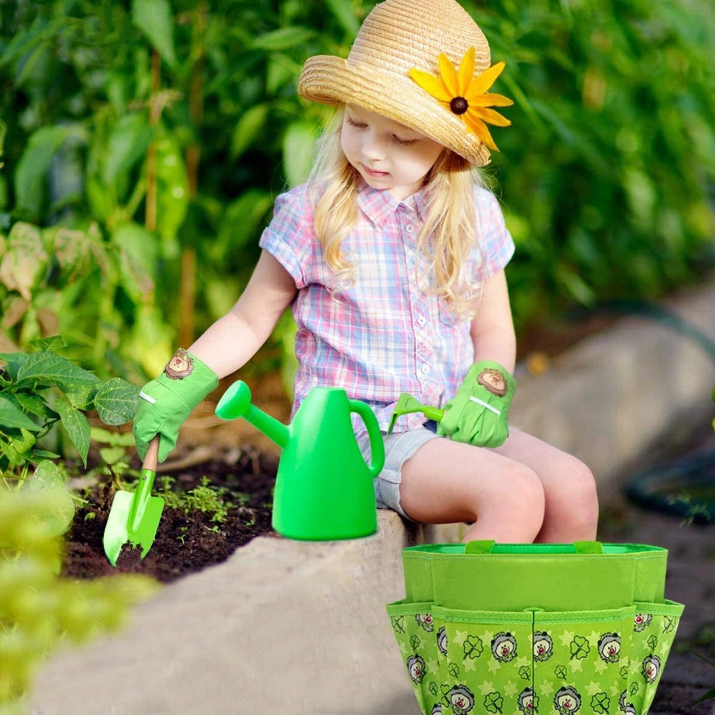 Children's Garden Tool Set - 7-piece Garden Tools Set