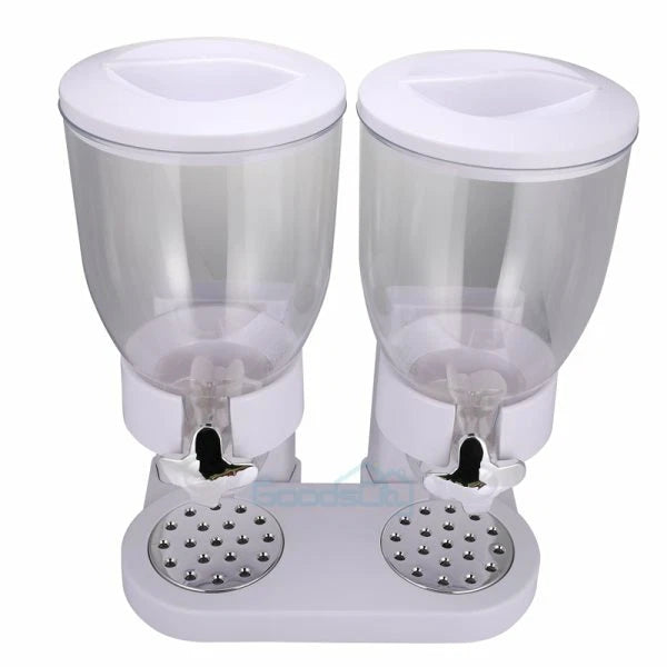 10.5L Cereal Container Storage Food Containers & Cereal Dispenser Triple Control
