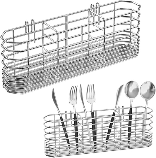 Utensil Drying Rack for Kitchen Counter | Silverware Holder and Cutlery ...