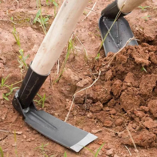 Durable Garden Hoe Household Outdoor Farming Tools Forging Weeding Hoe for Diggi