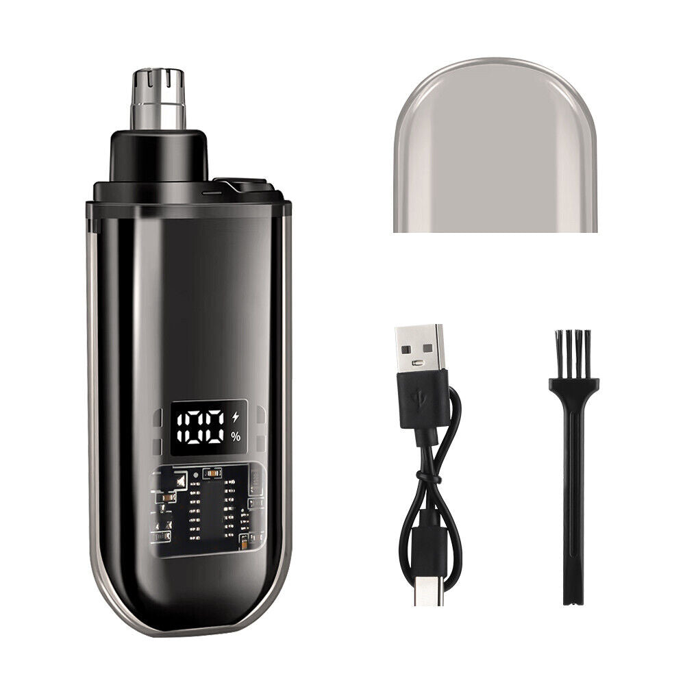 Electric Nose Ear Hair Trimmer Remover Men Professional Rechargeable Clipper USB