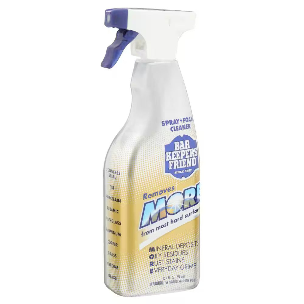 Bar Keepers Friend More Spray & Foam (25.4 oz. 3 Pack) Rust Grime Stains Remover