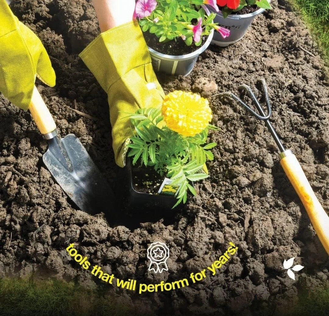 Gardening Tools Set of 10 ? Complete Heavy Duty Garden Tools Set with Fashion...