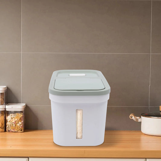 10kg Flour Corn Storage Container Moisture-proof Kitchen Food Storage Bucket US