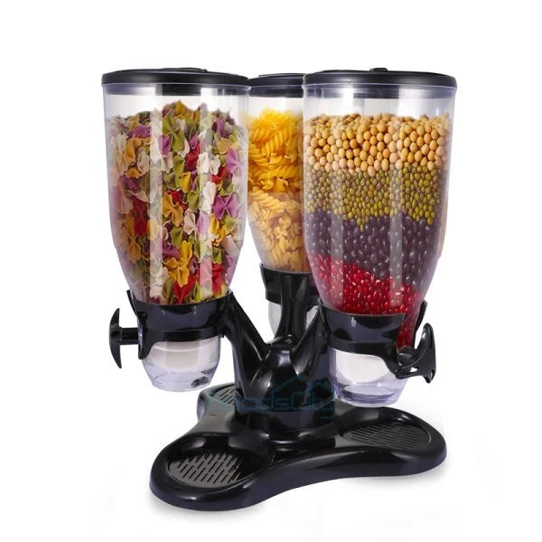 10.5L Cereal Container Storage Food Containers & Cereal Dispenser Triple Control