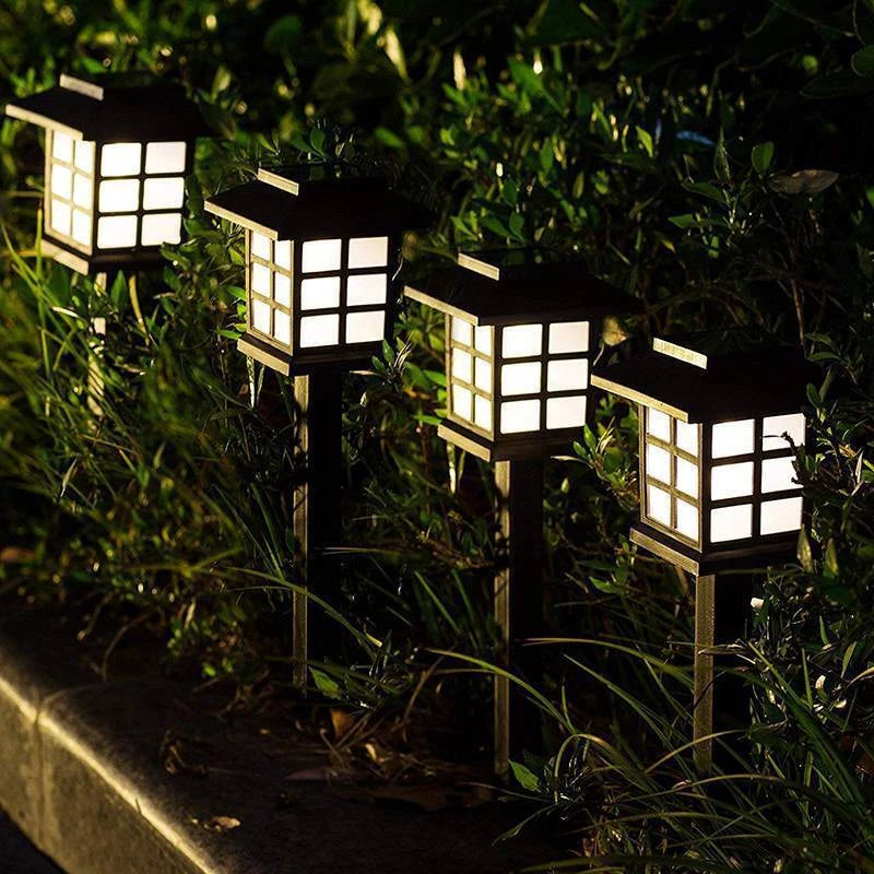 12Pack Solar Pathway Lights Outdoor Landscape Solar Waterproof Garden LED Lights