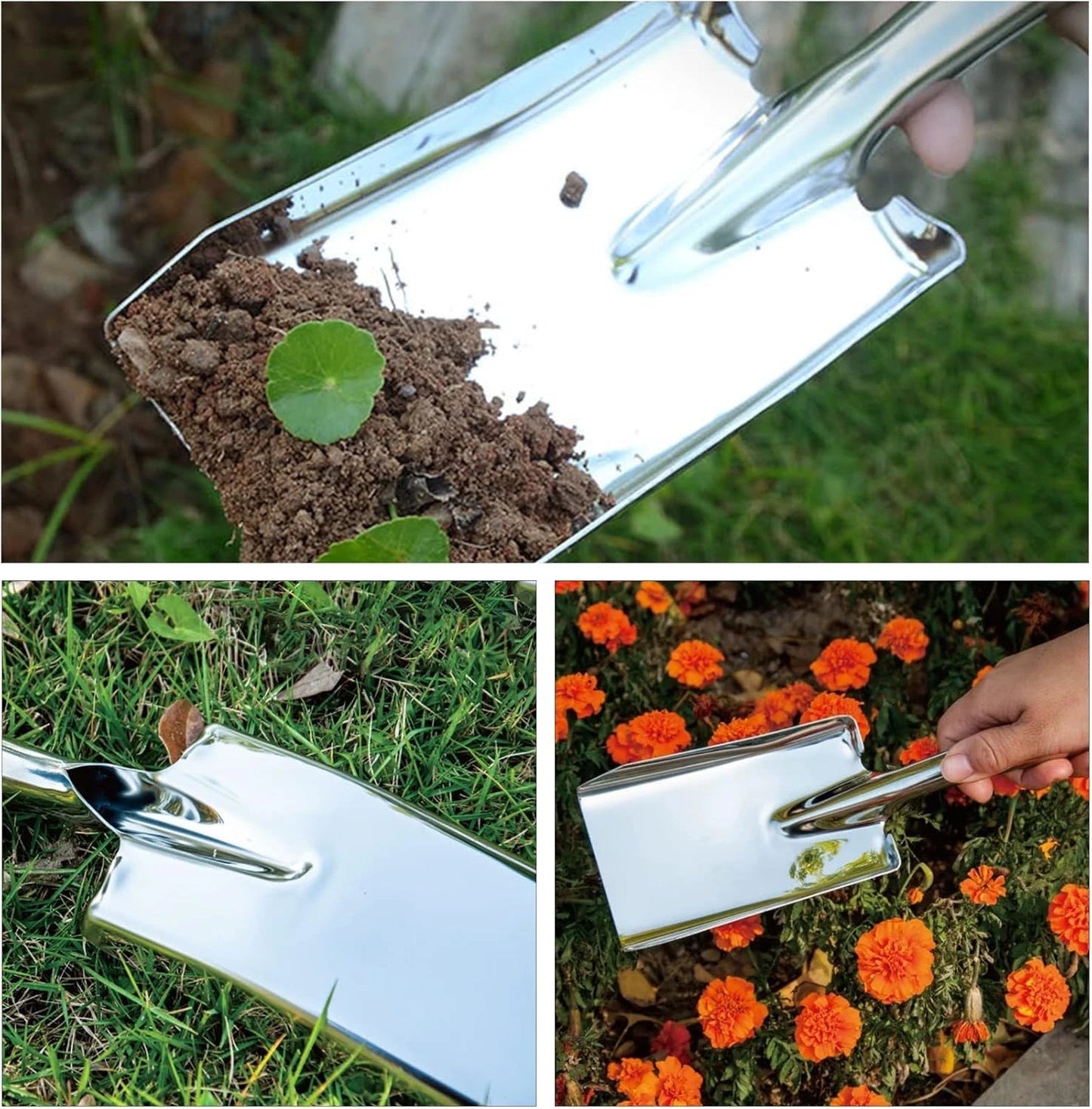Garden Shovel Trowel Hand Shovels, Stainless Steel Gardening Tools