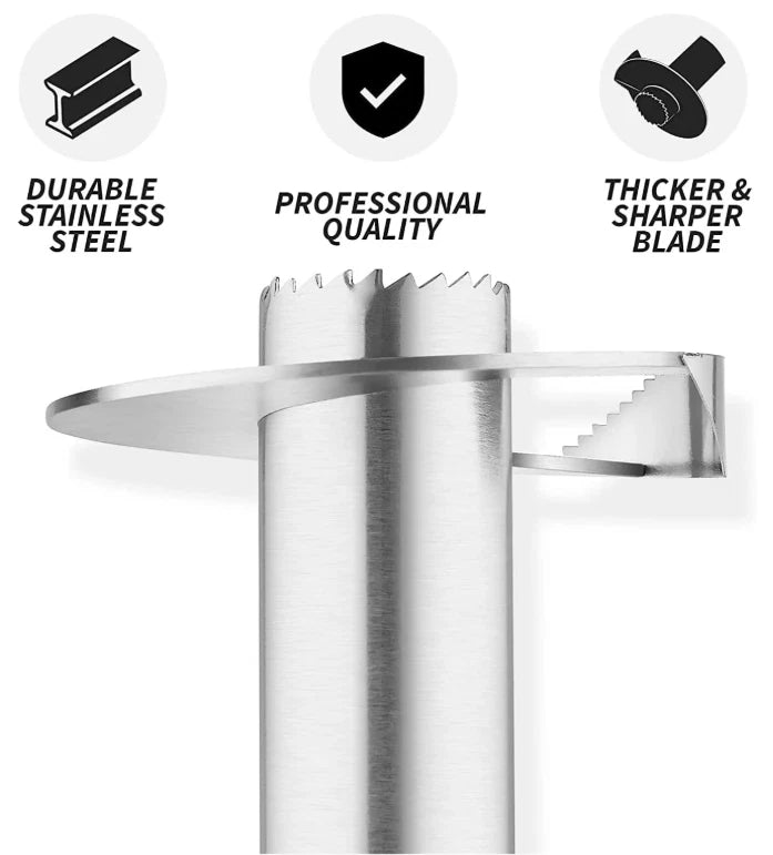 1pc Stainless Steel Pineapple Corer & Slicer - Easy Fruit Core Removal Tool NEW