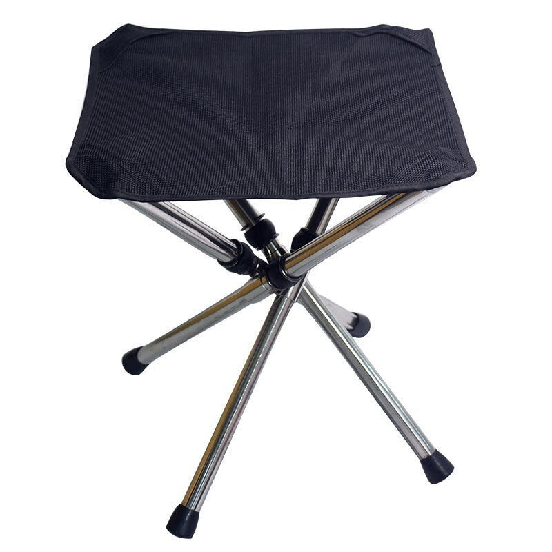 Folding Stool Portable Telescopic Chair Seat Camping Retractable Outdoor Fishing