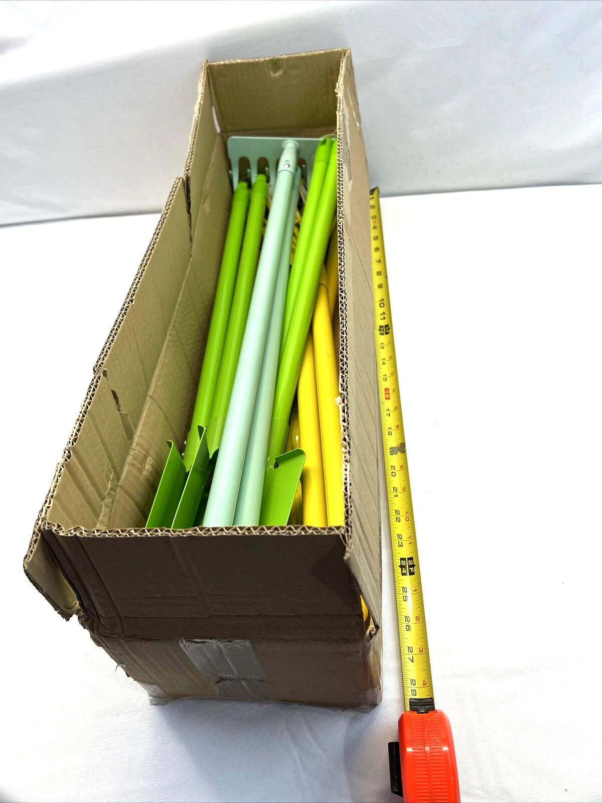 12 Metal Kids Garden/Beach Tool Toy Set, Rake, Shovel & Hoe 27-inch Bulk Lot New