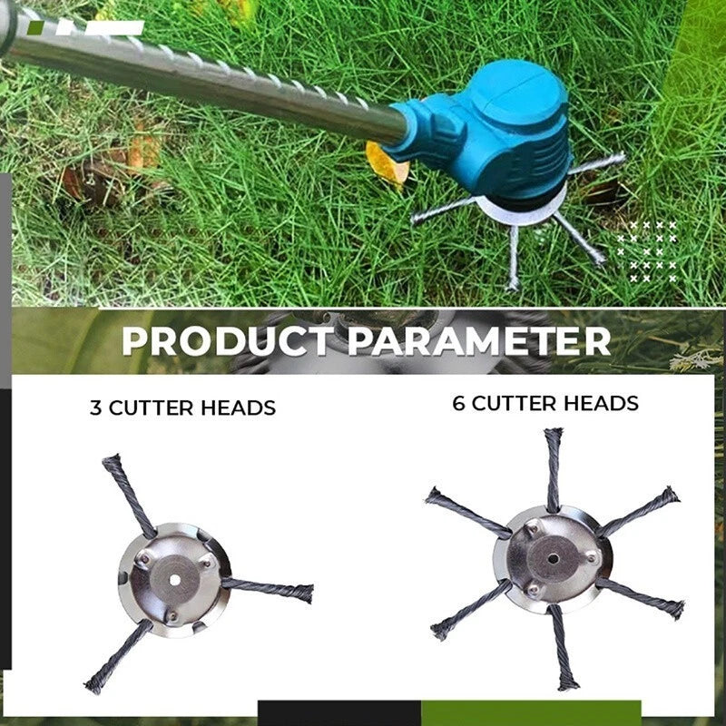 Lawn Mower Steel Wire Grass Trimmer Head Brush Cutter Weed Eater Trimmer Head