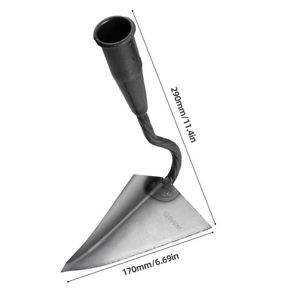 Small Tip Triangle Hoe Manual Soil Loosening Tool for Farming & Gardening