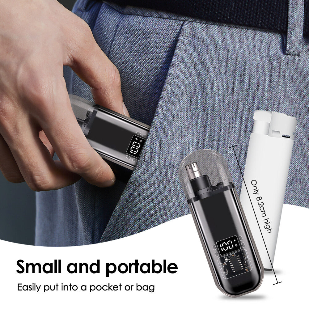 Electric Nose Ear Hair Trimmer Remover Men Professional Rechargeable Clipper USB