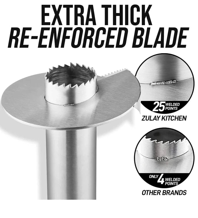 1pc Stainless Steel Pineapple Corer & Slicer - Easy Fruit Core Removal Tool NEW