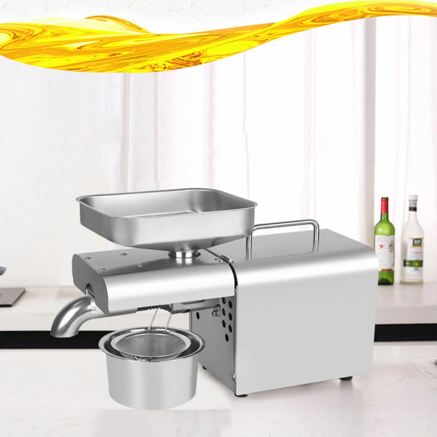 Commercial Automatic Oil Press Machine Stainless Steel Oil Extractor