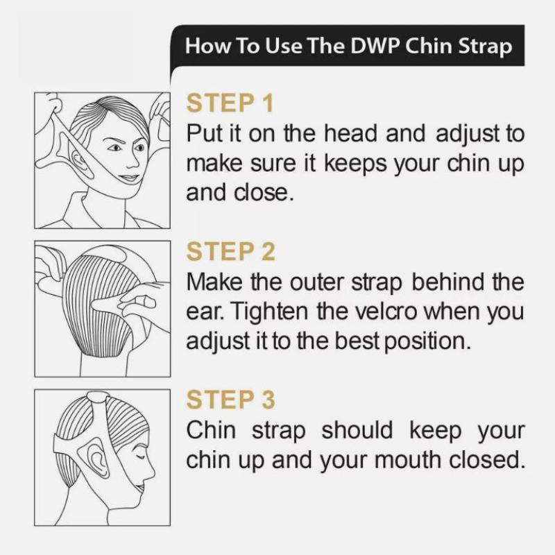 Anti Snoring Chin Strap Sleep Apnea Snore Stop Belt Snoreless Sleep Jaw Solution