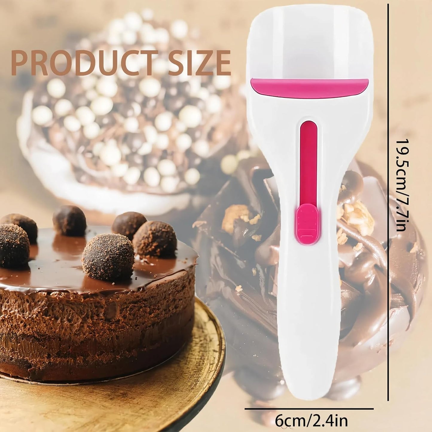 2 Pcs Cupcake Scoop Batter Dispenser - Easy-To-Use Cupcake Batter Scoop