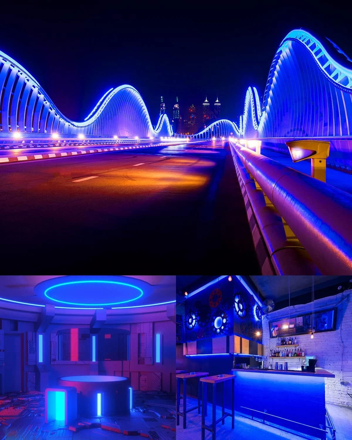 100ft 110V Neon LED Light Strip Waterproof Flexible Home Garden Floor Decor USA