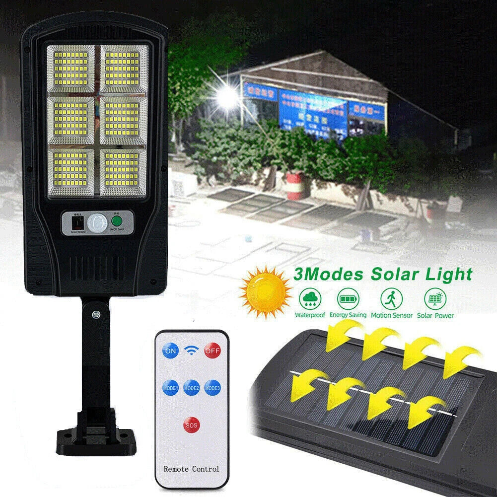 9900000LM Lamparas Luz Led Solares Luces Para Exterior Patio Sensor De Movimient