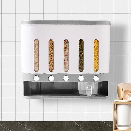 Kitchen Cereal Containers Storage Dry Food Containers Wall Mounted Dispenser