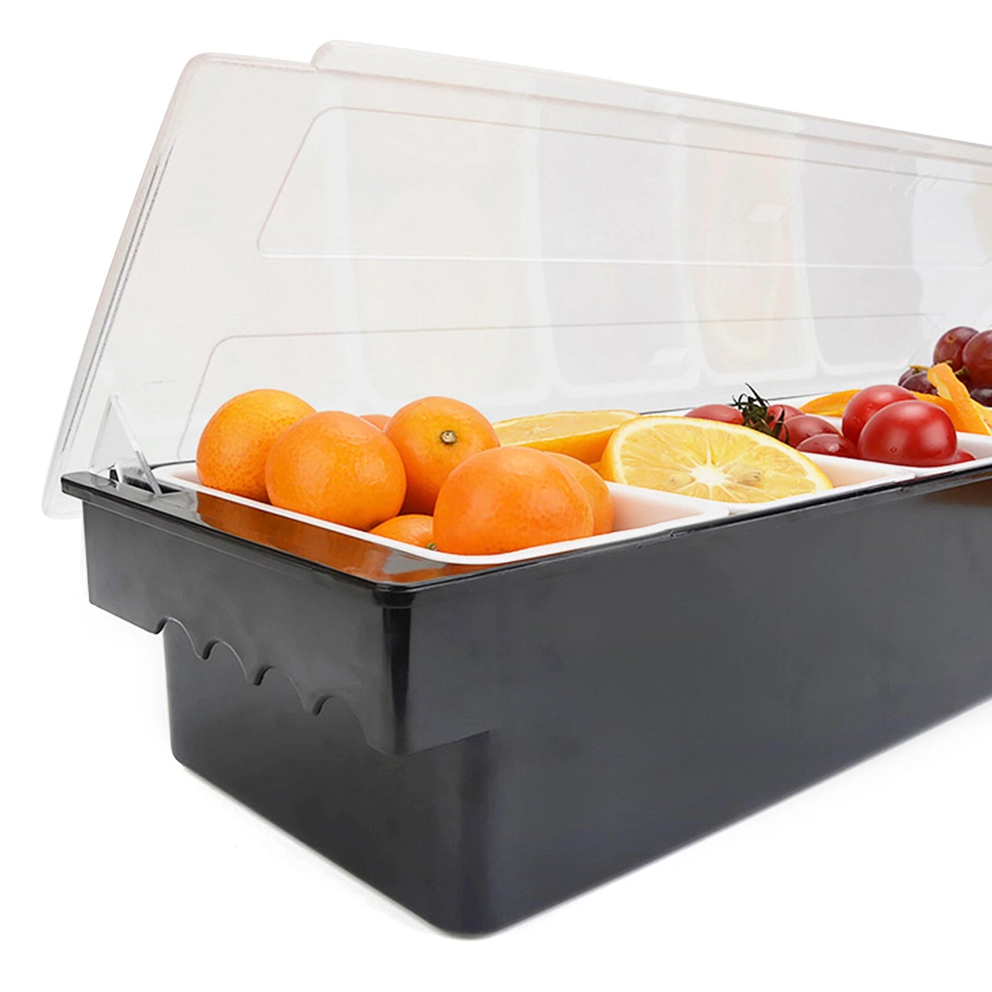 5 Fruit Boxesÿwith Cover Kitchen Fruit Dispenser Storage Box 5.5?X3.3?X2.95?