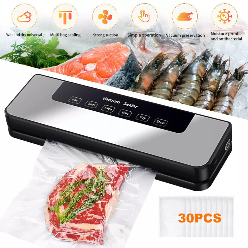 Commercial Vacuum Sealer.Machine Seal a Meal Food Saver System With 30 Free Bags