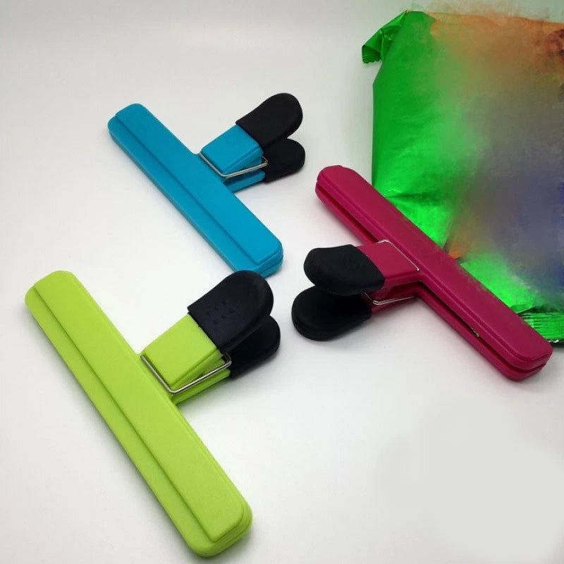 6Pcs Food Bag Sealing Clips For Milk Powder or Snacks? Plastic
