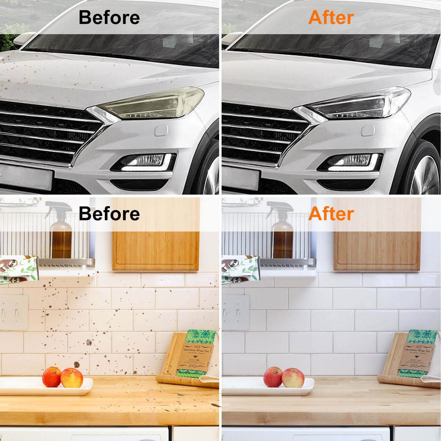 7PCS 3 Inch Car Polishing Buffing Pads Kit for Drill Sponge Waxing Foam Polisher
