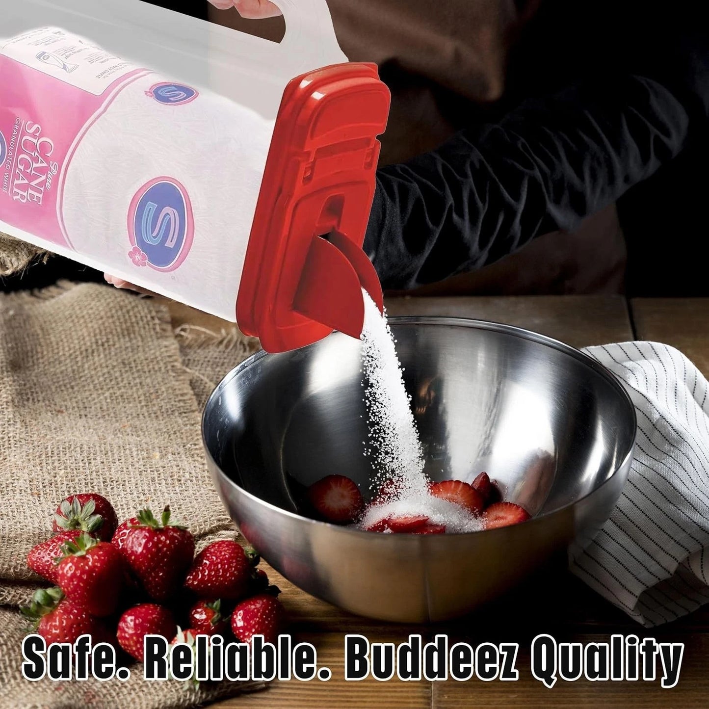 Space-Saving 4 Quart Kitchen Storage Container - Durable BPA-Free Plastic