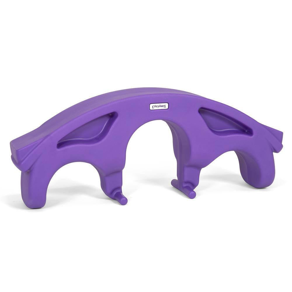 Simplay3 Rock and Roll Teeter Totter Seesaw Indoor Outdoor Purple Weather-Proof