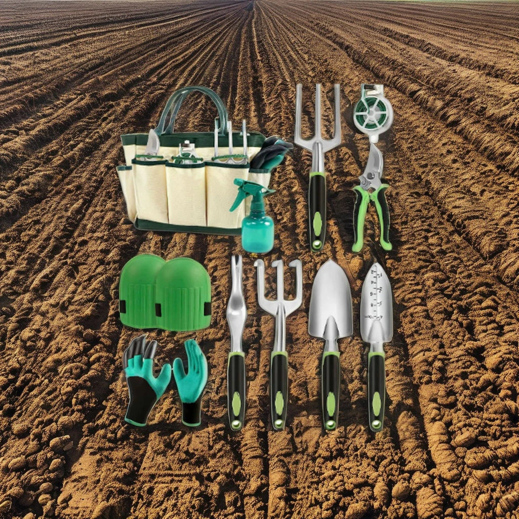 10PCS Garden Tool Set Garden Hand Tool Kit Aluminum Alloy Gardening Tool Set US