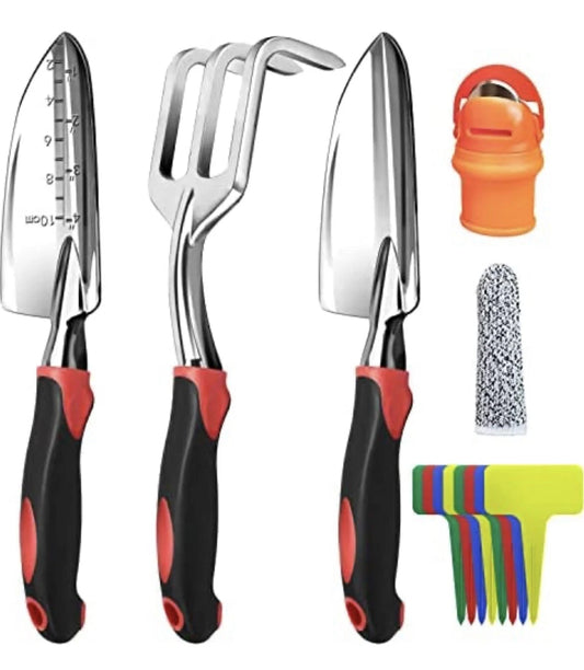 Garden Tool Set, 5 PCS Heavy Duty Gardening Tools