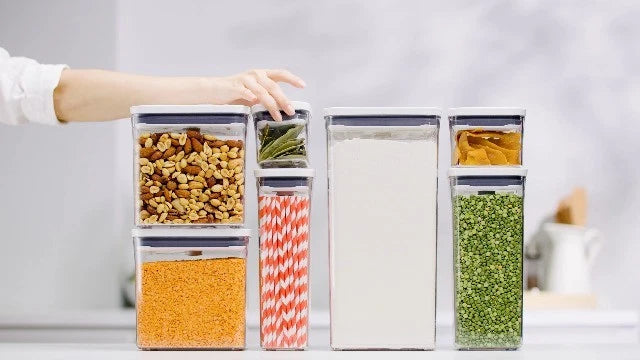 Airtight Food Storage Container 4.4 Qt - Kitchen Pantry Organizer Box