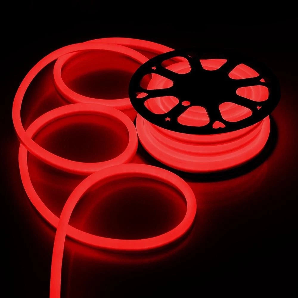 100ft 110V Neon LED Light Strip Waterproof Flexible Home Garden Floor Decor USA