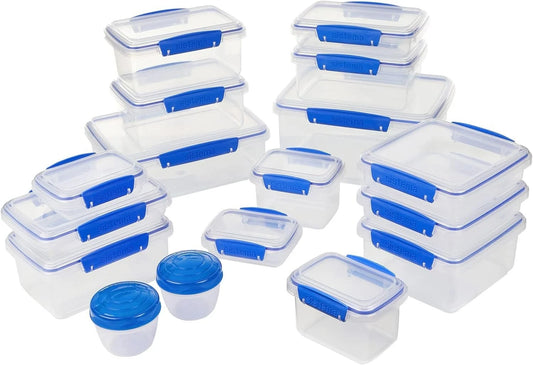 New Collection Food Storage Containers, 34-Piece Set Kitchen Cooking Home