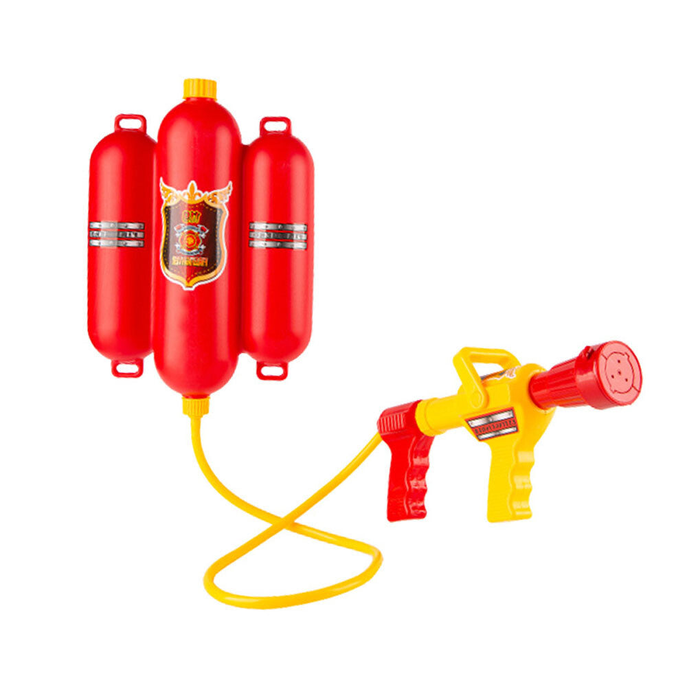 Fireman Toys Fire Extinguisher Water Gun Kids Backpack Beach Toy For Kid's Party