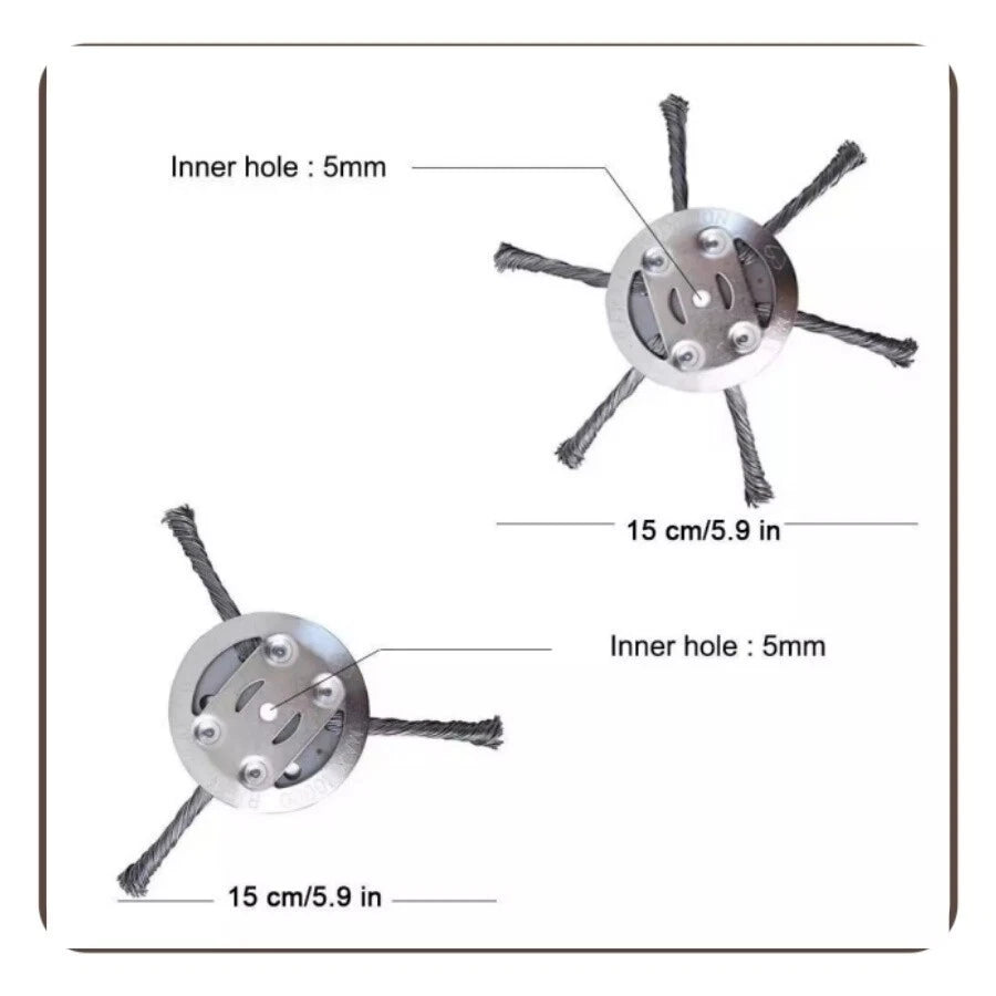 Lawn Mower Steel Wire Grass Trimmer Head Brush Cutter Weed Eater Trimmer Head