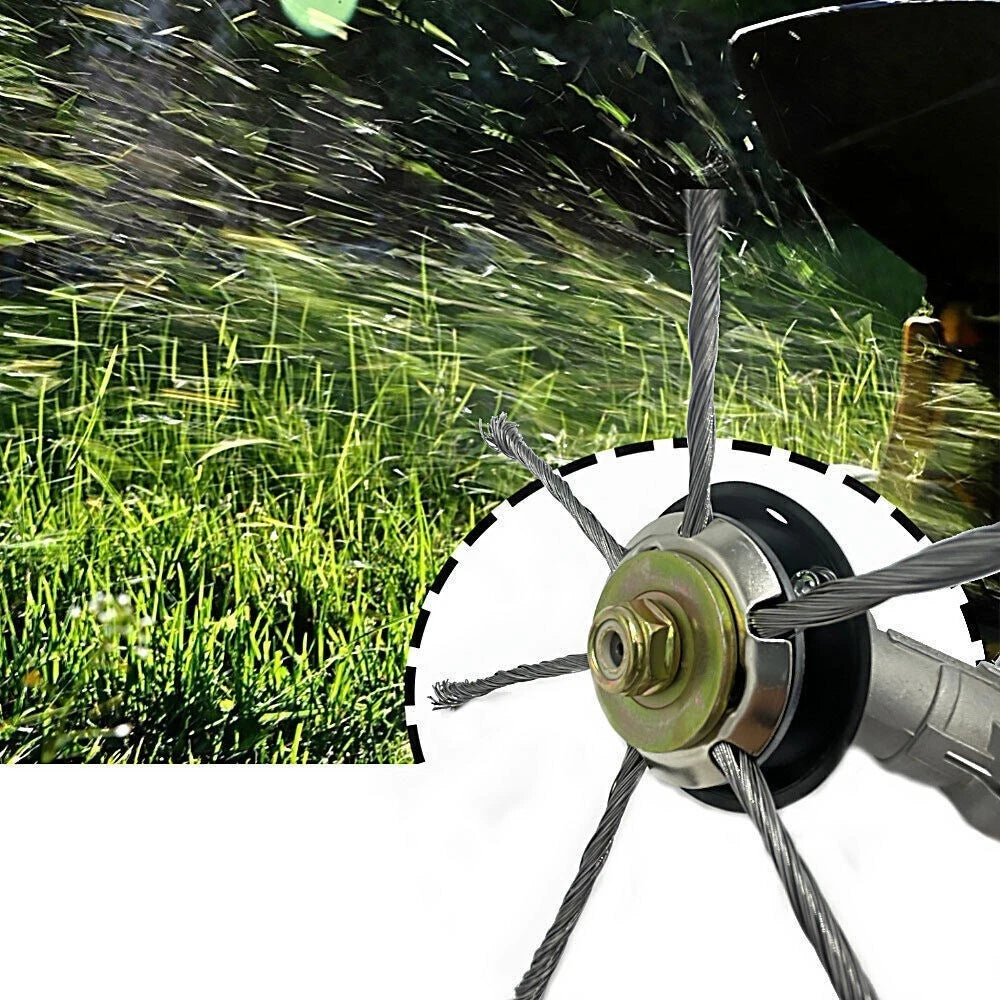 Lawn Mower Steel Wire Grass Trimmer Head Brush Cutter Weed Eater Trimmer Head