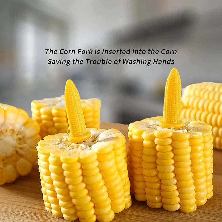20pcs Stainless Steel Corn Holders Corn on The Cob Skewers for BBQ US Stock B605