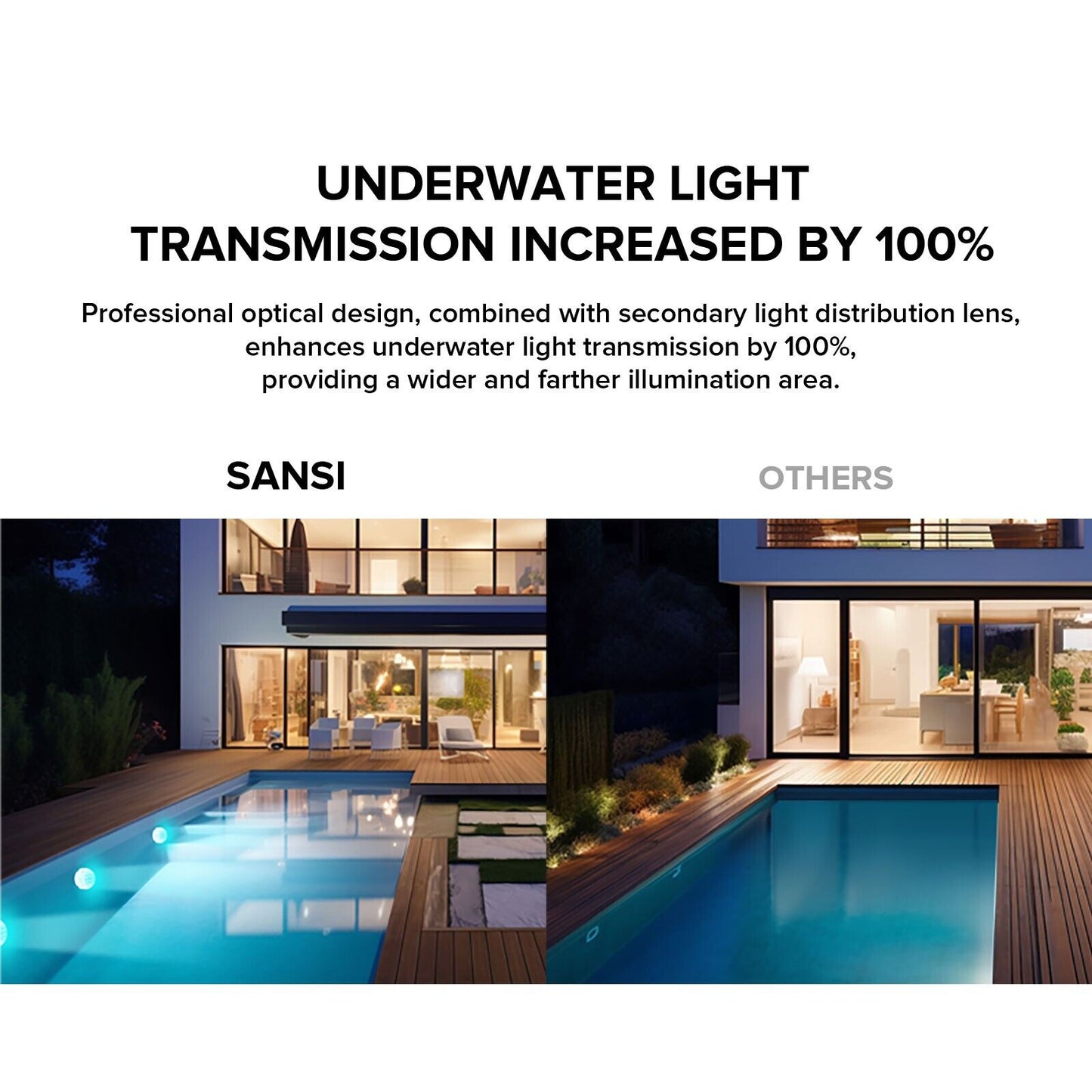 4PCS Led Pool Lights Swimming Pool RGB Color Changing Underwater Lamp Remote
