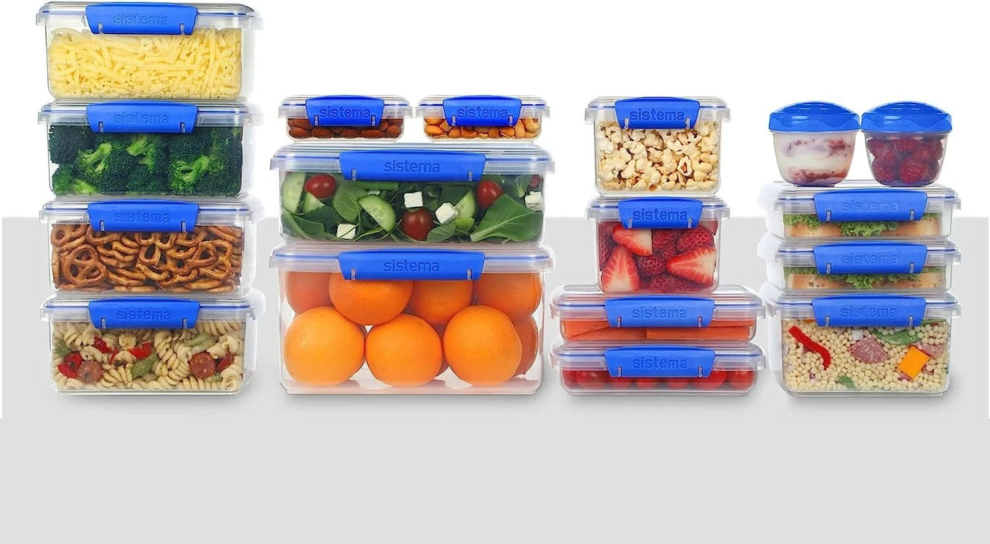 New Collection Food Storage Containers, 34-Piece Set Kitchen Cooking Home