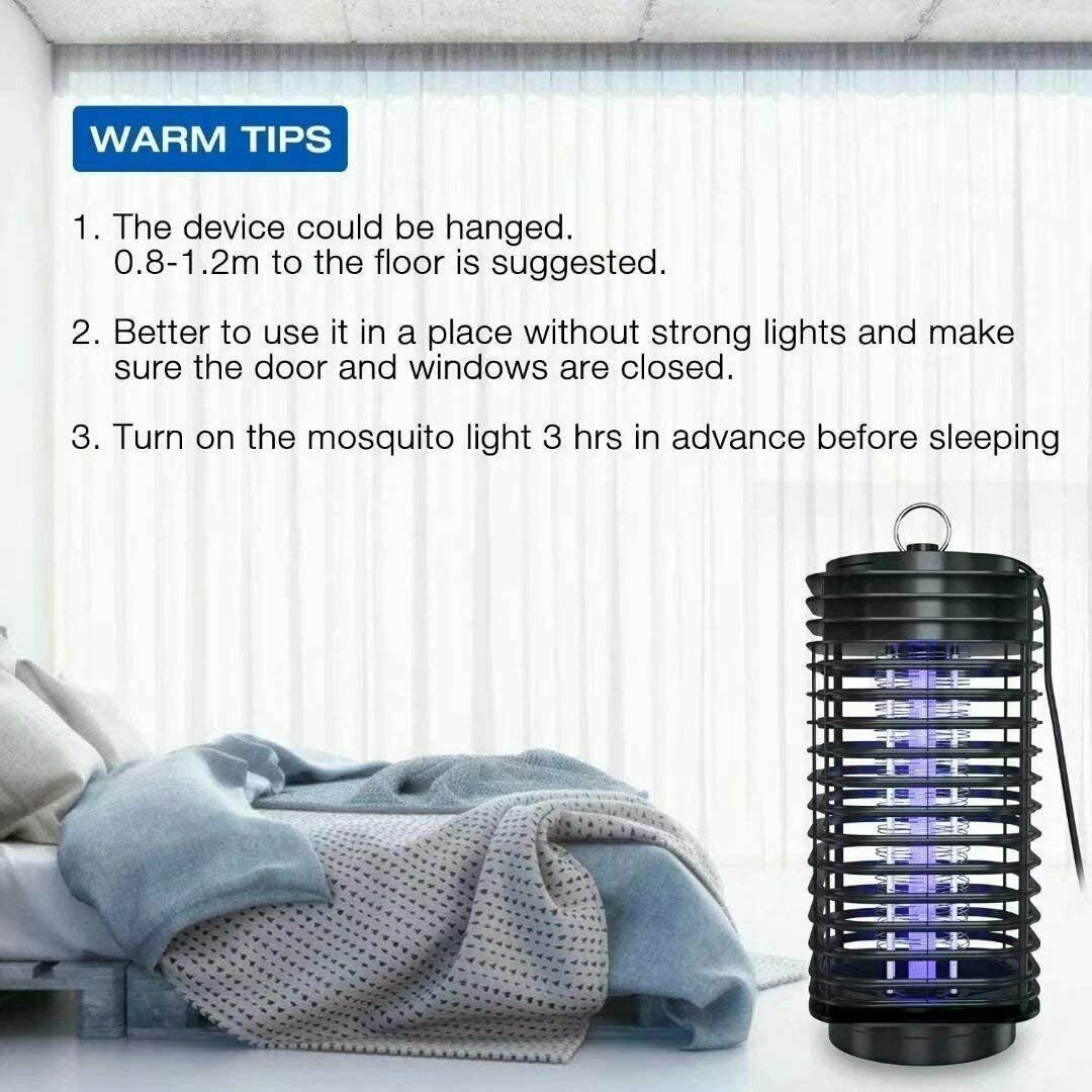 Electric Mosquito Insect Killer Zapper LED Light Fly Bug Trap Pest Control Lamp