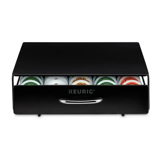 Keurig Under Brewer Storage Drawer, Holds 35 K-Cup Pods, Black