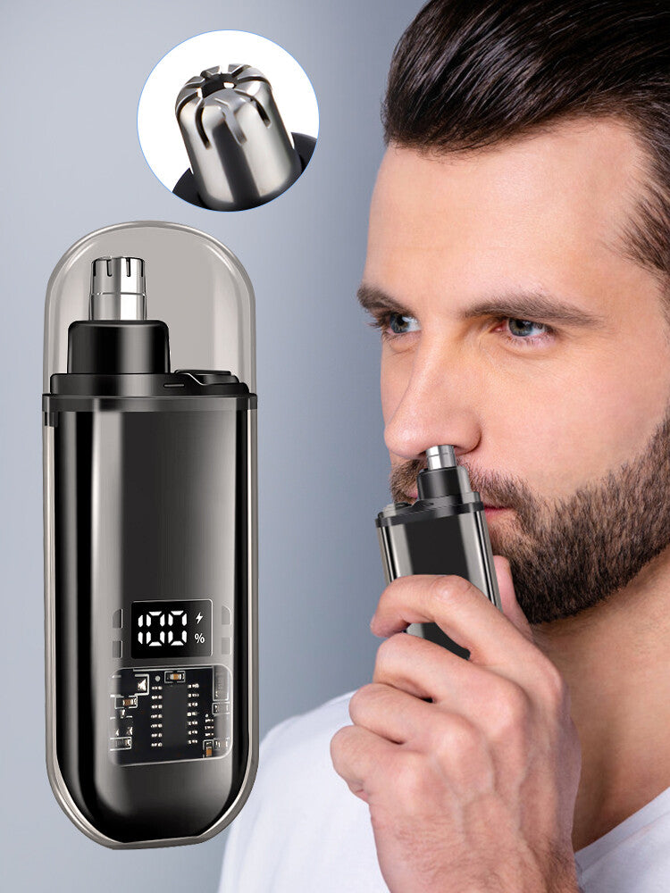 Electric Nose Ear Hair Trimmer Remover Men Professional Rechargeable Clipper USB